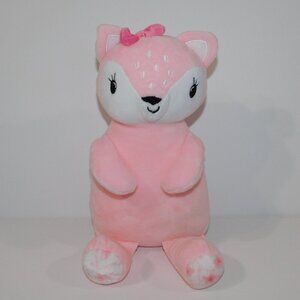 Jesse + Lulu Pink White Fawn deer Fox 10" Plush stuffed  baby Toy lovey